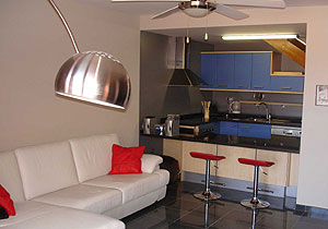 holiday apartment living room